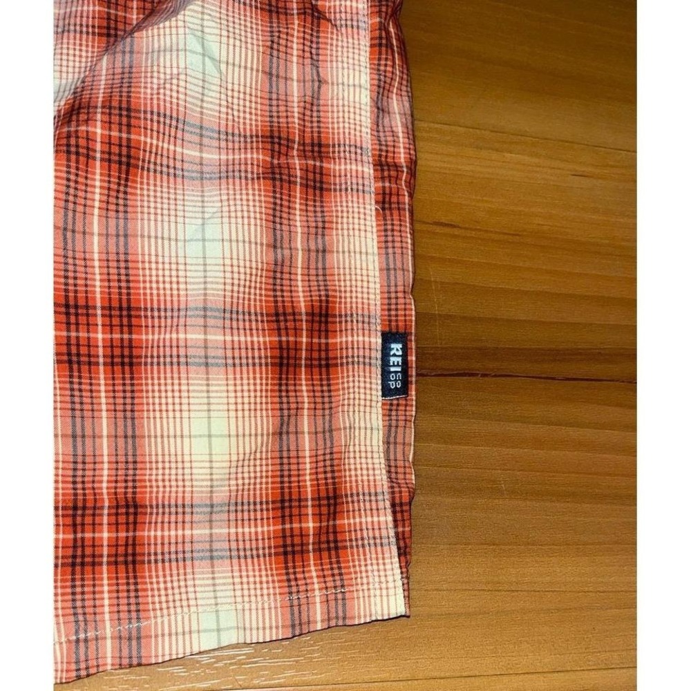 Mens REI Co-op Performance Plaid Utility Button Up Casual Shirt - Picture 3 of 5